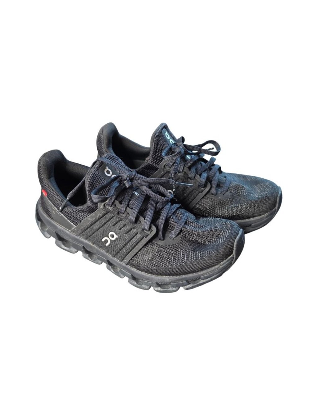On Cloud All Black CloudTec Running Shoes Sneakers Womens US 8 EU 39 Speed Lace